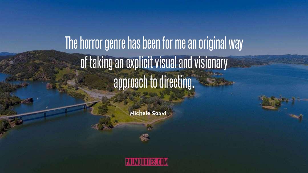 Horror Genre quotes by Michele Soavi