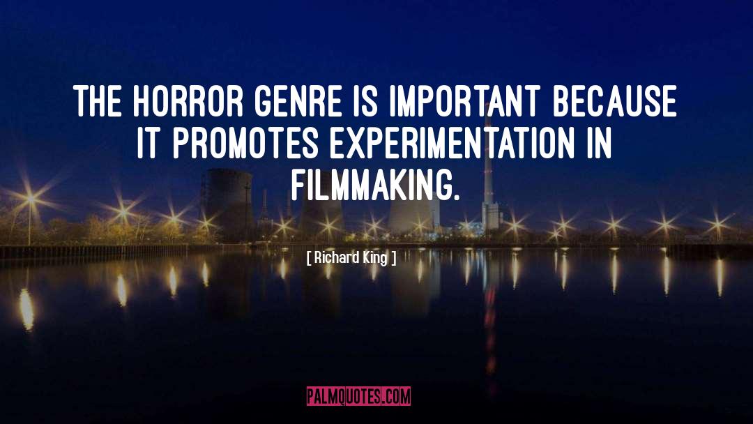 Horror Genre quotes by Richard King