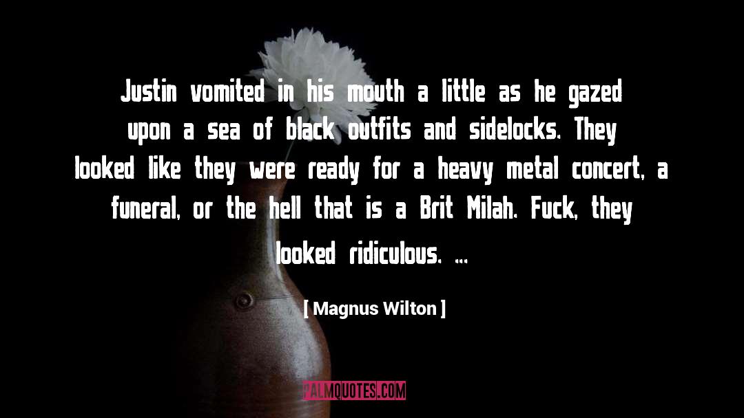 Horror Humor quotes by Magnus Wilton