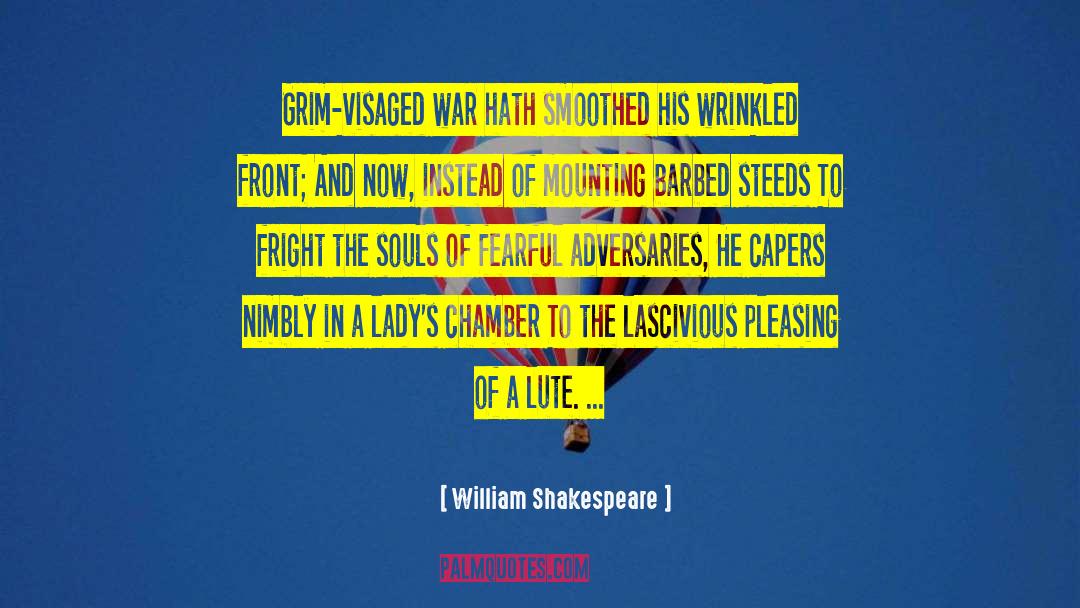 Horror Of War quotes by William Shakespeare