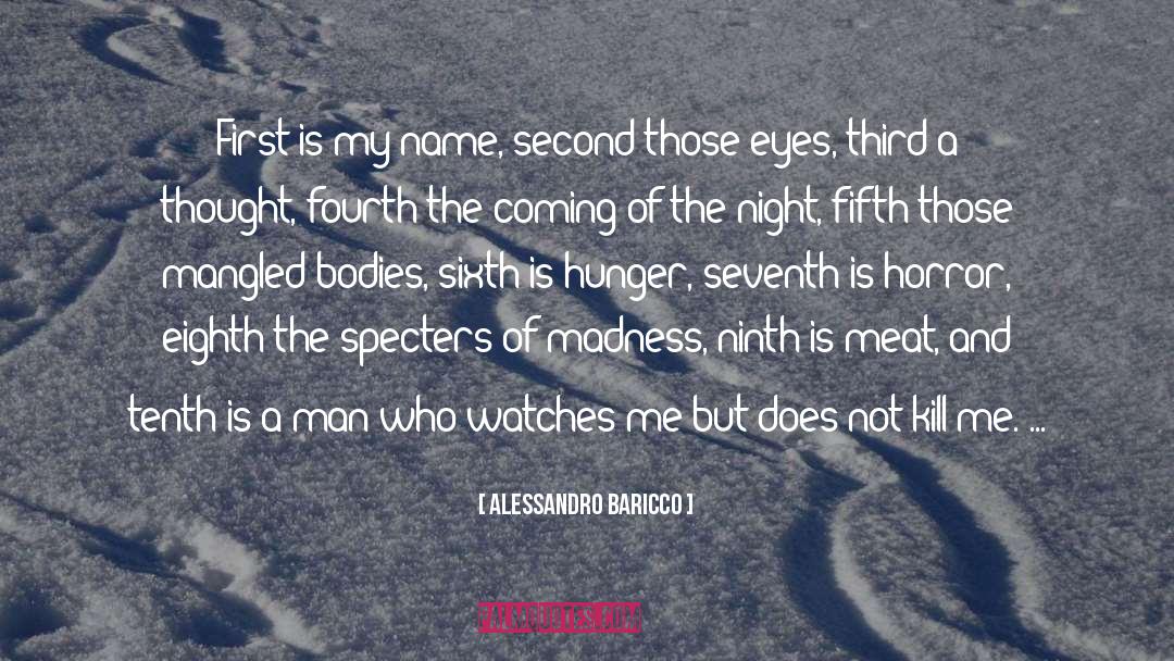 Horror quotes by Alessandro Baricco