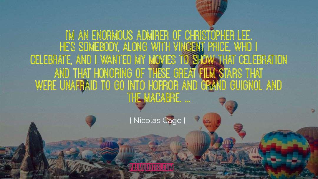 Horror Romance quotes by Nicolas Cage