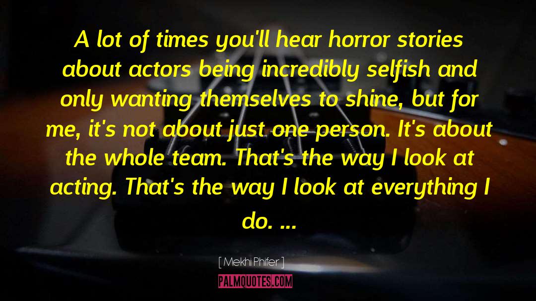 Horror Stories quotes by Mekhi Phifer