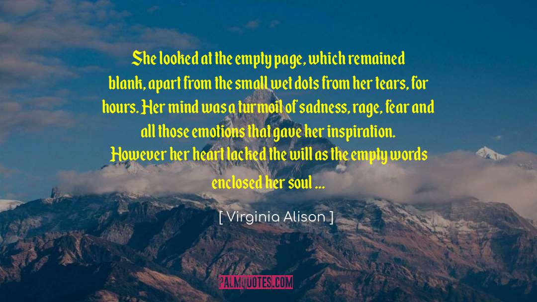 Horror Writer quotes by Virginia Alison