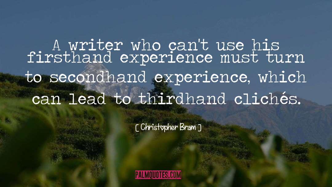 Horror Writer quotes by Christopher Bram