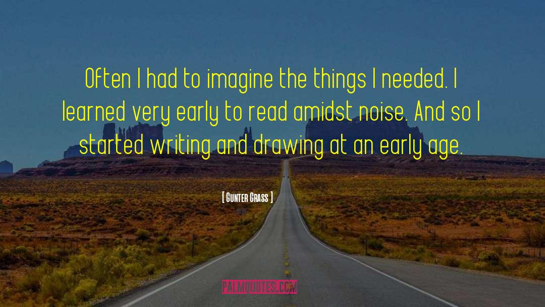 Horror Writing quotes by Gunter Grass