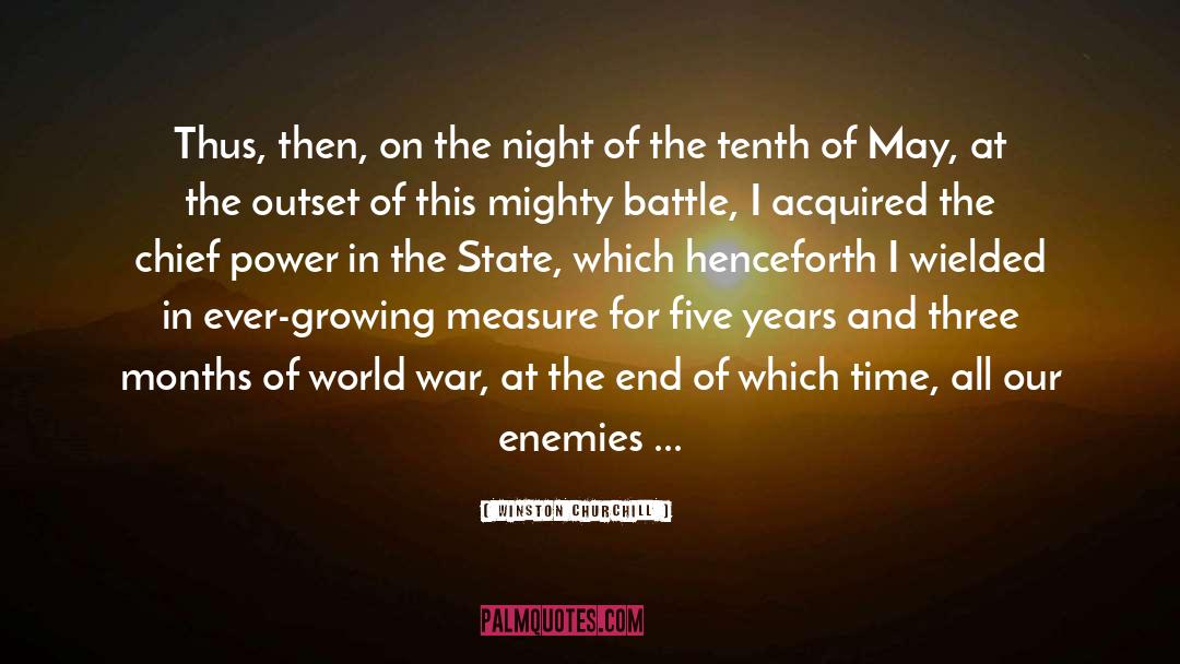 Horrors Of Battle quotes by Winston Churchill