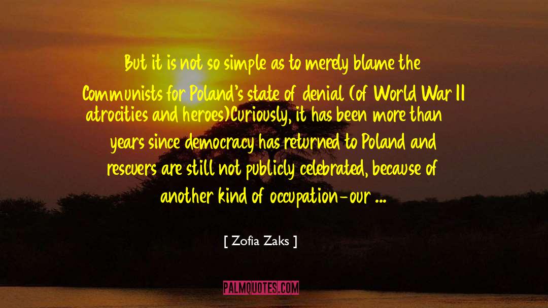 Horrors Of War quotes by Zofia Zaks