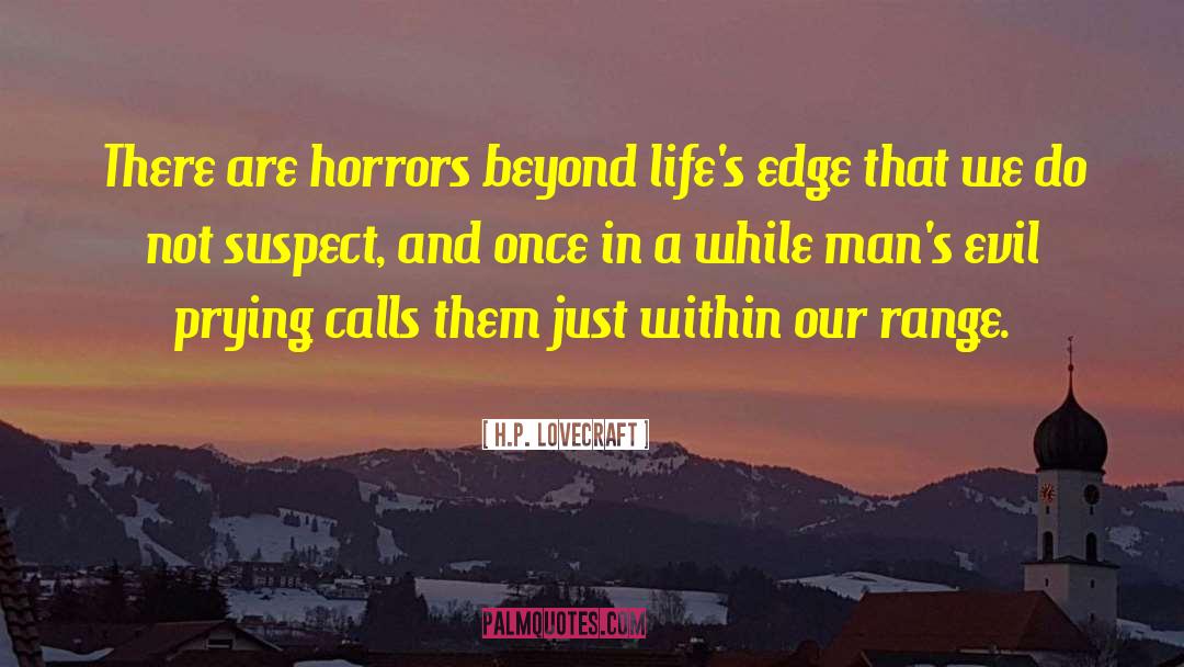 Horrors quotes by H.P. Lovecraft
