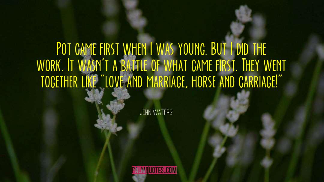 Horse And Carriage quotes by John Waters