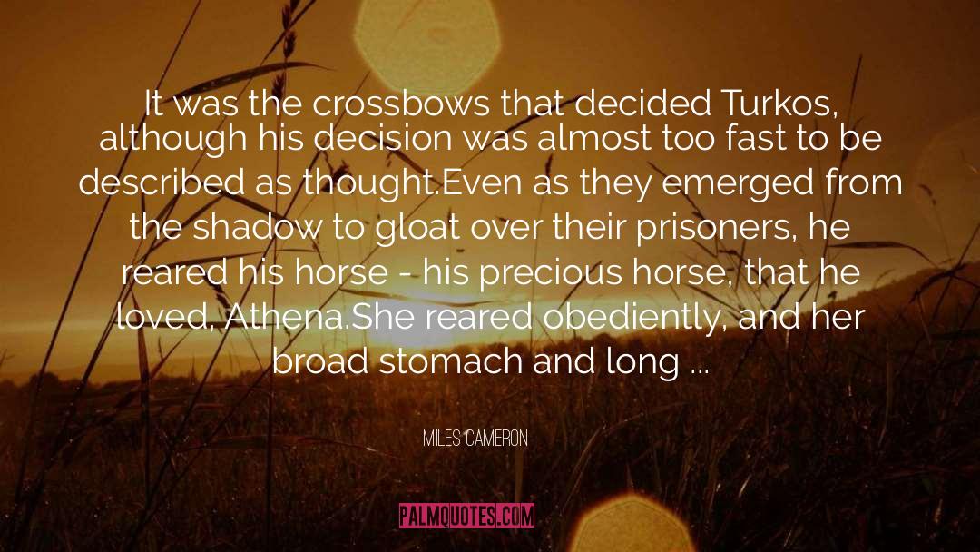 Horse And Rider quotes by Miles Cameron