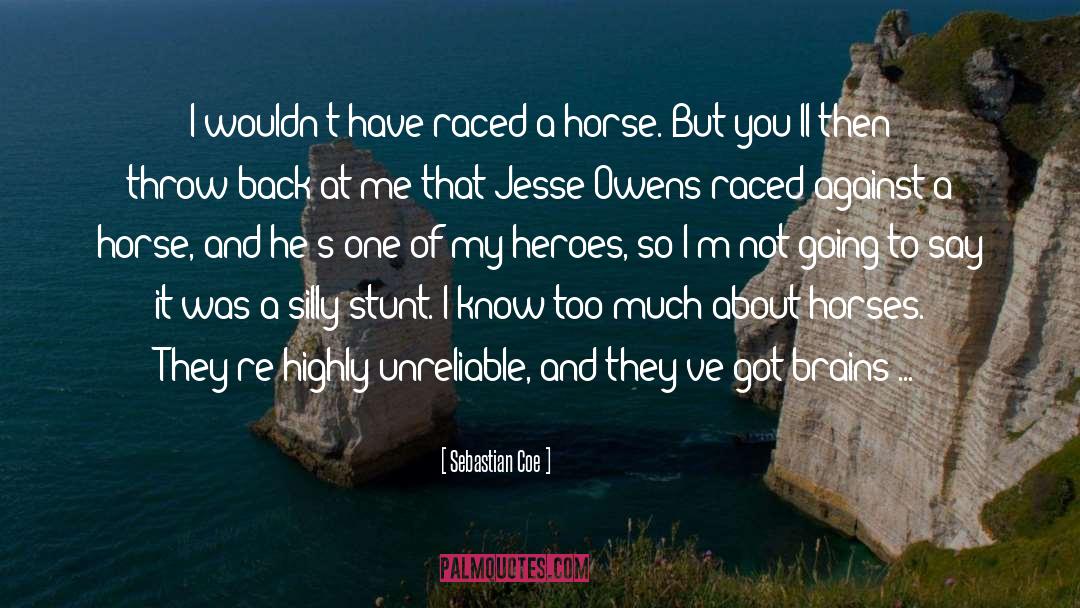 Horse Jumpers quotes by Sebastian Coe