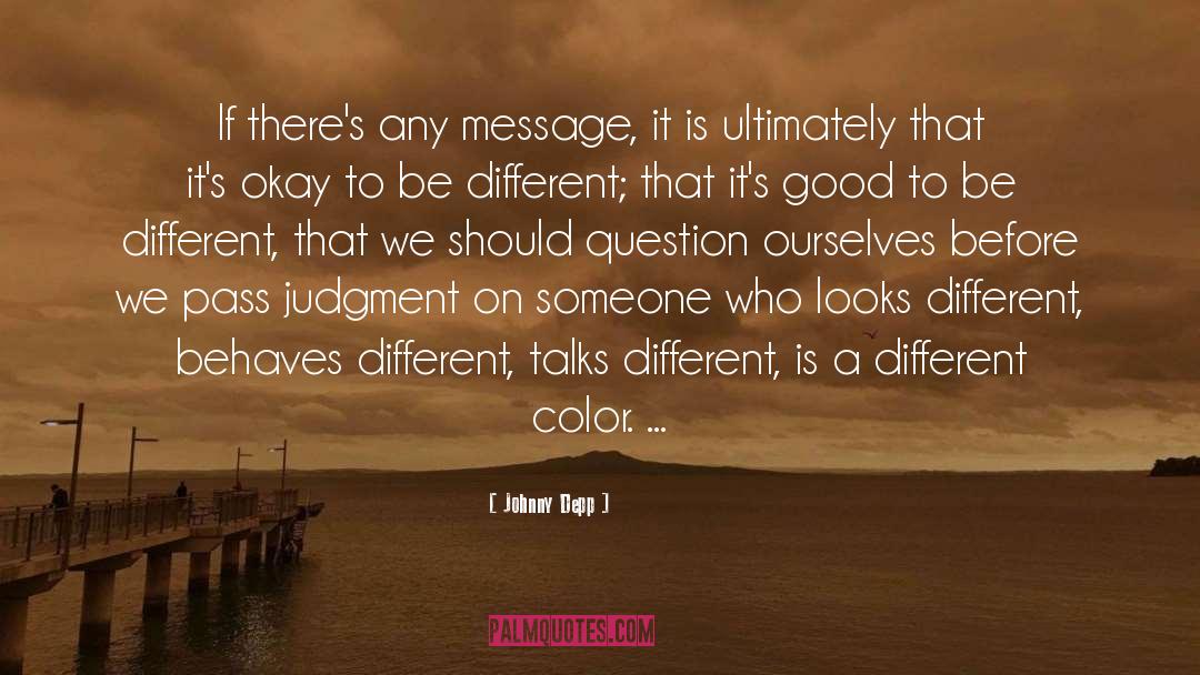 Horse Of A Different Color quotes by Johnny Depp