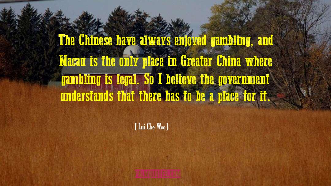 Horse Race Gambling quotes by Lui Che Woo