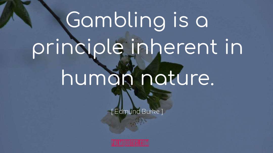 Horse Race Gambling quotes by Edmund Burke