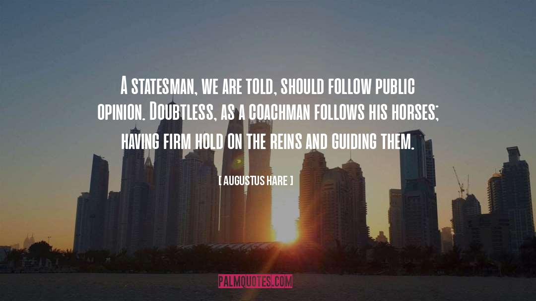 Horse Racing quotes by Augustus Hare