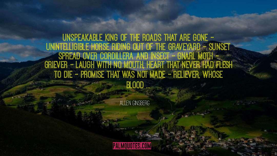 Horse Riding quotes by Allen Ginsberg