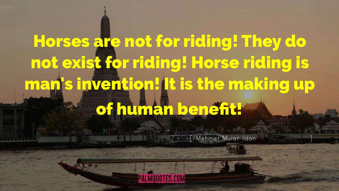 Horse Riding quotes by Mehmet Murat Ildan