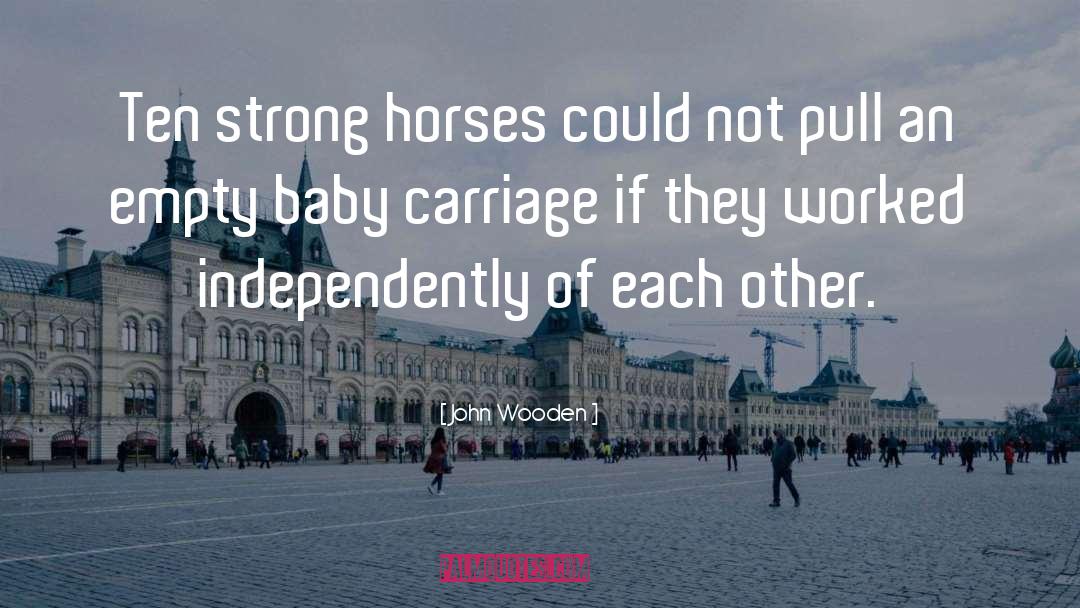Horse Shows quotes by John Wooden