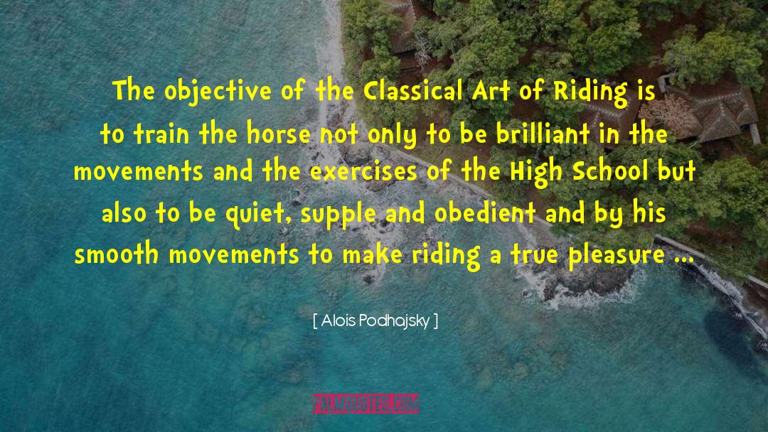 Horse Shows quotes by Alois Podhajsky