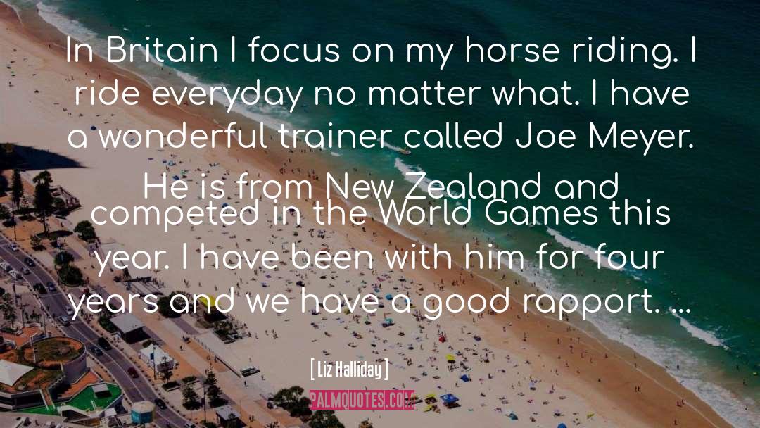 Horse Trainer Romance quotes by Liz Halliday