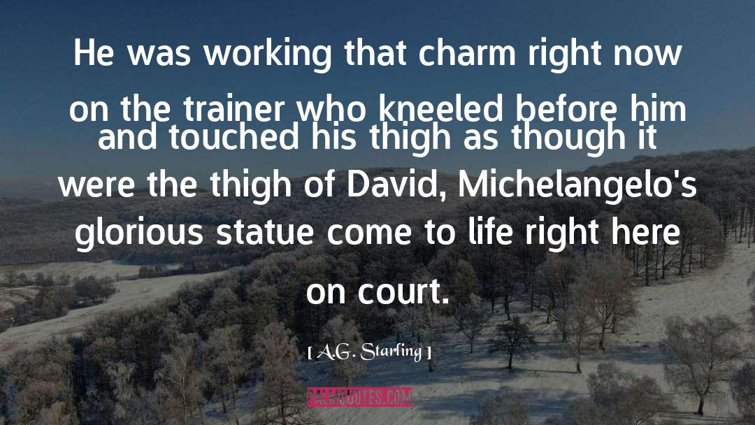 Horse Trainer Romance quotes by A.G. Starling