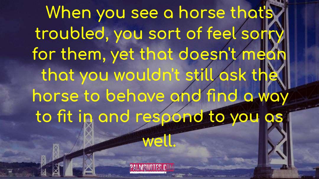 Horse Transporter quotes by Buck Brannaman