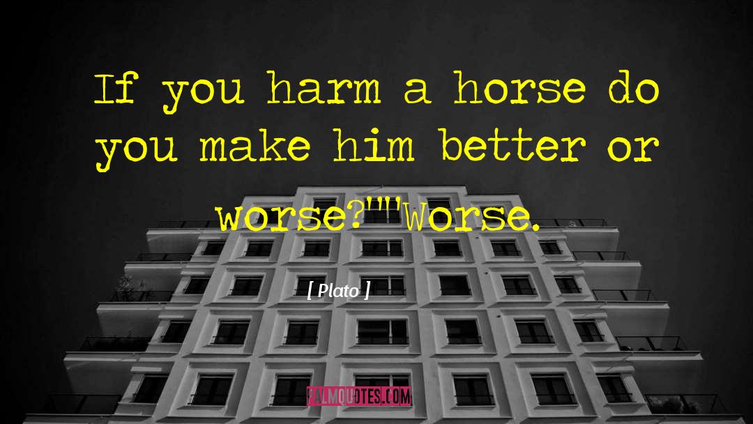 Horse Transporter quotes by Plato