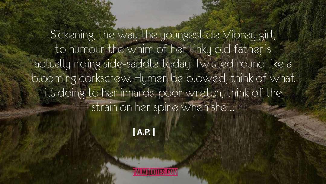 Horseback quotes by A.P.