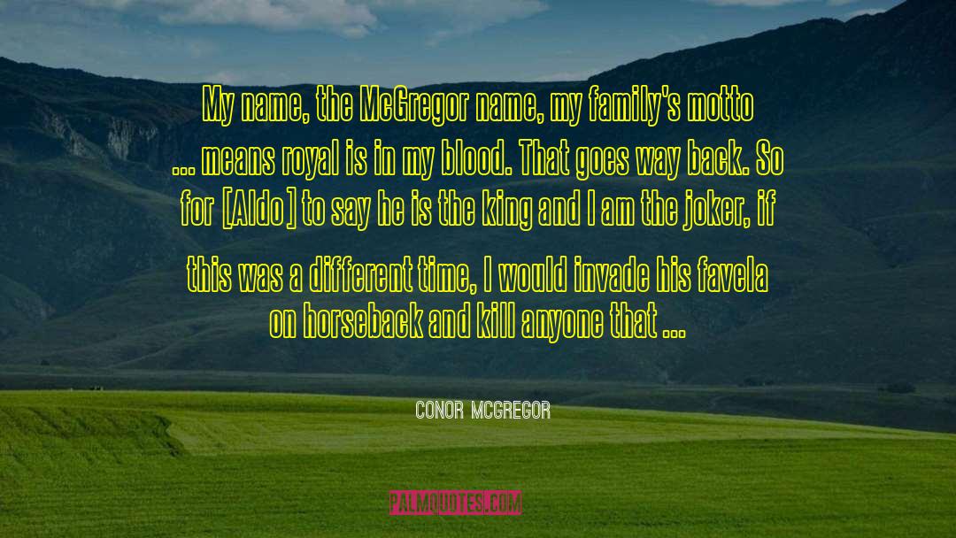 Horseback quotes by Conor McGregor