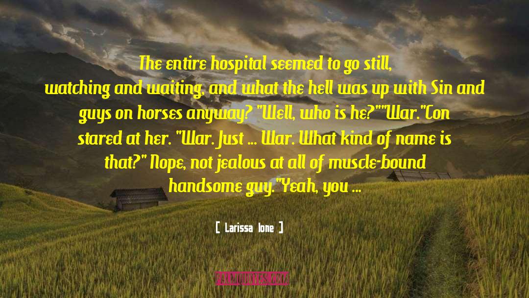 Horseman quotes by Larissa Ione