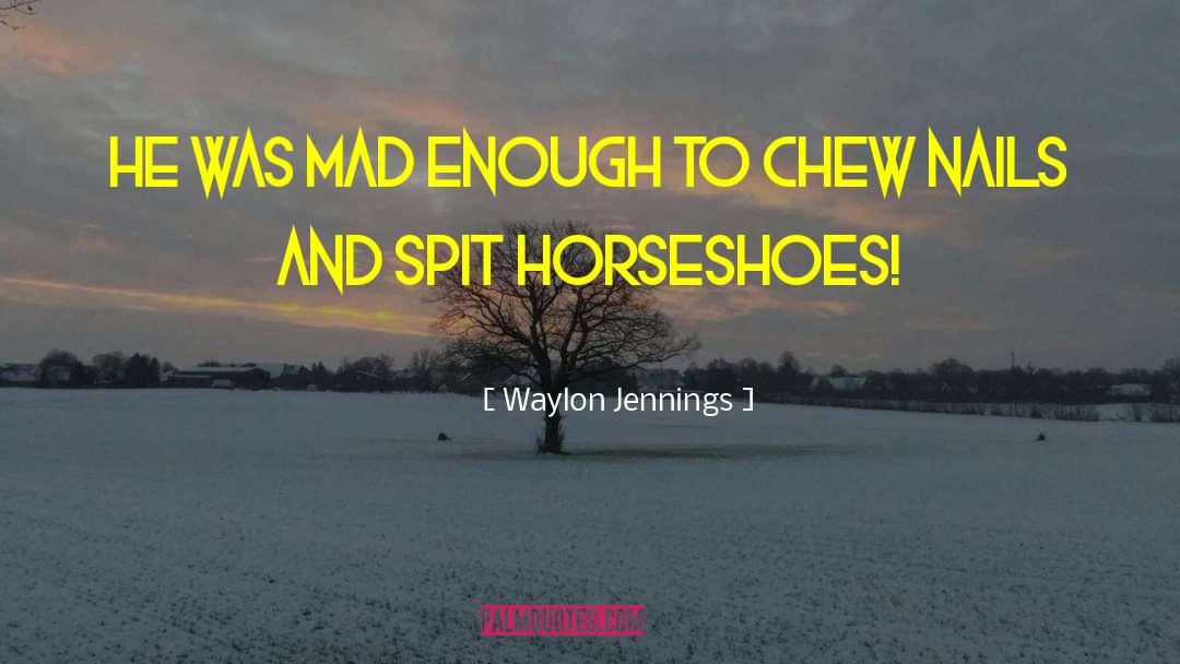 Horseshoes quotes by Waylon Jennings