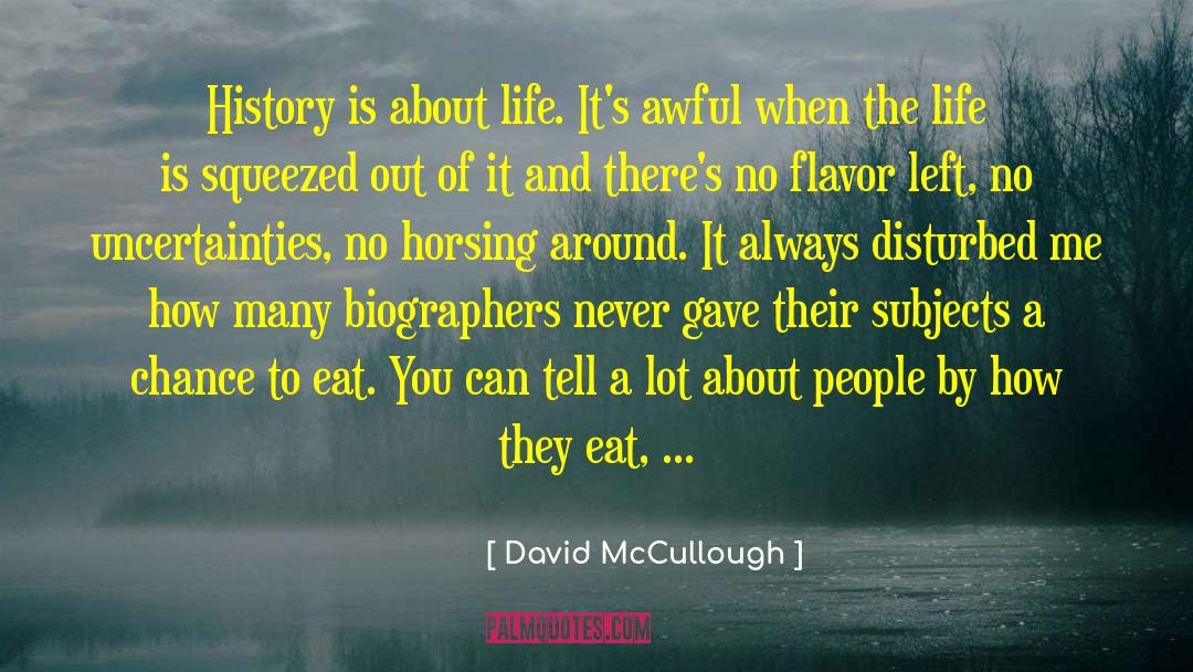 Horsing Around quotes by David McCullough