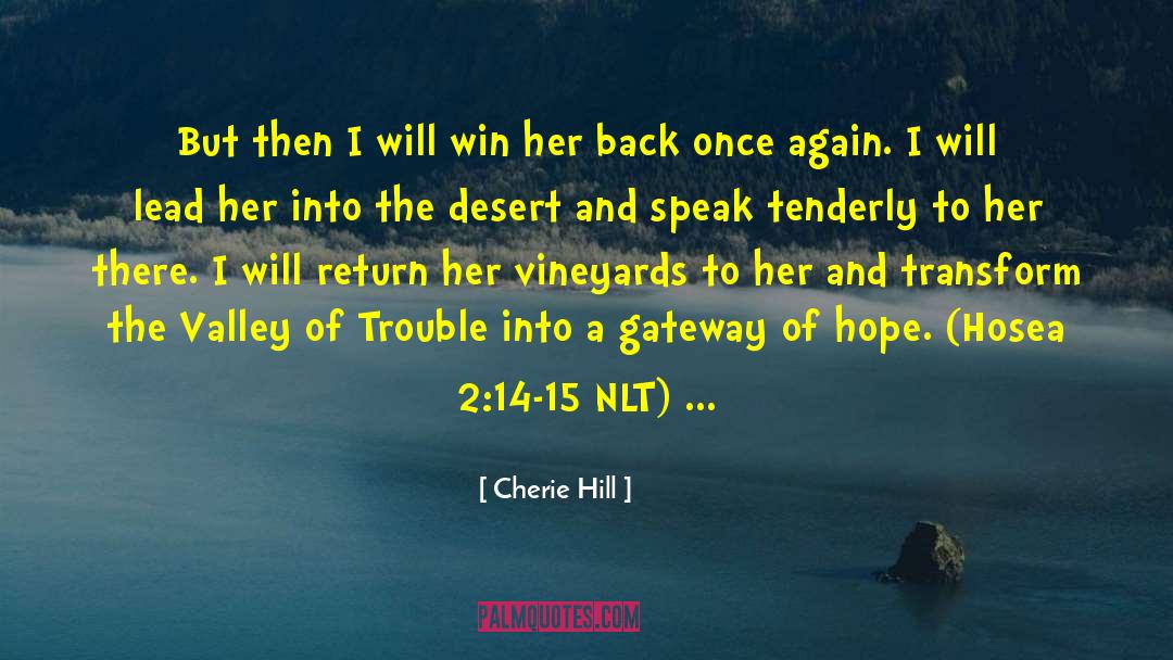 Hosea quotes by Cherie Hill