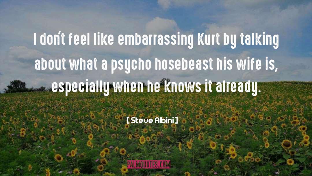 Hosebeast quotes by Steve Albini