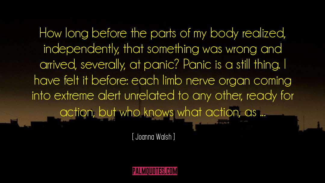 Hospital Terror quotes by Joanna Walsh