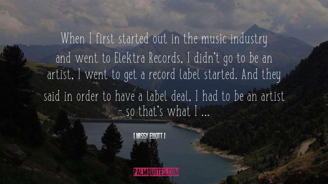 Hospitality Industry quotes by Missy Elliott