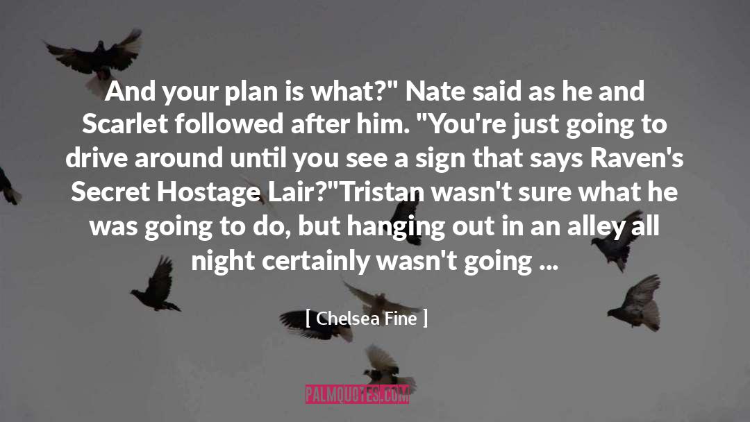 Hostage quotes by Chelsea Fine