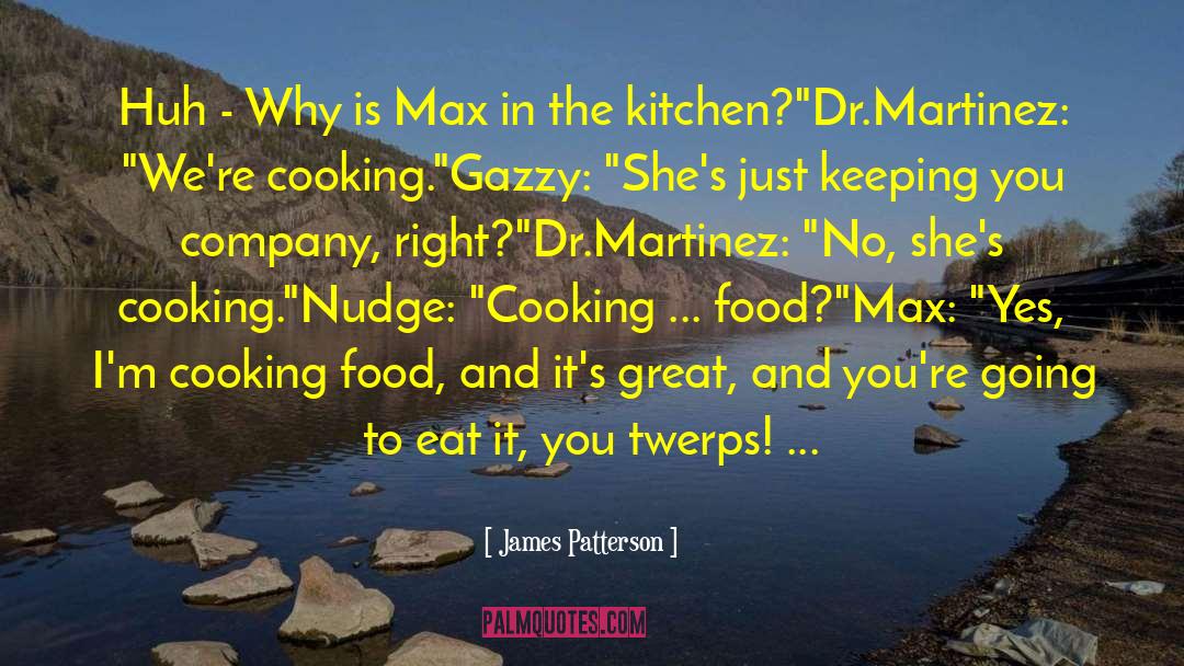 Hostel Cooking quotes by James Patterson