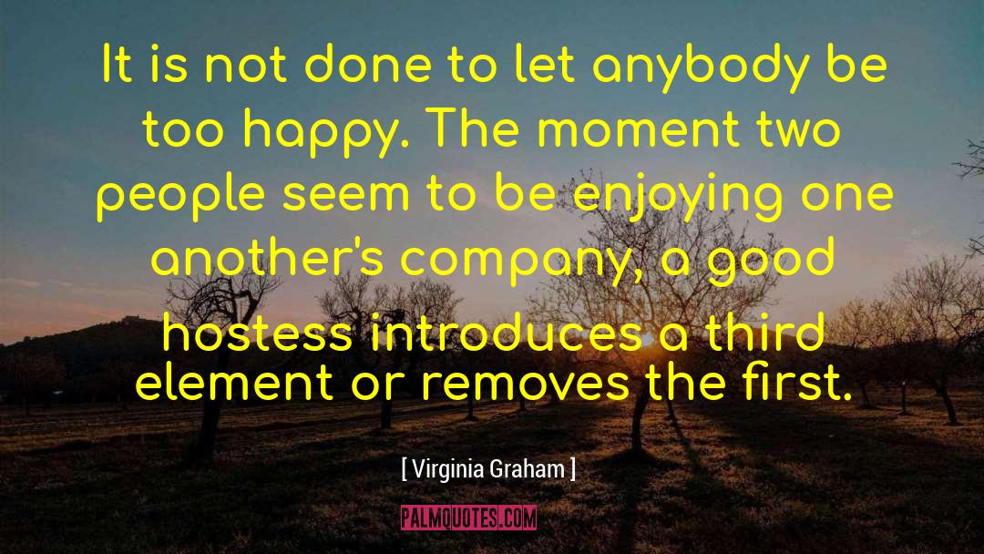 Hostess quotes by Virginia Graham