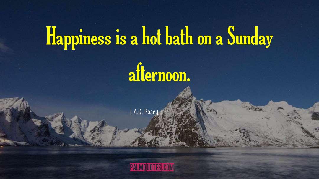 Hot Bath quotes by A.D. Posey