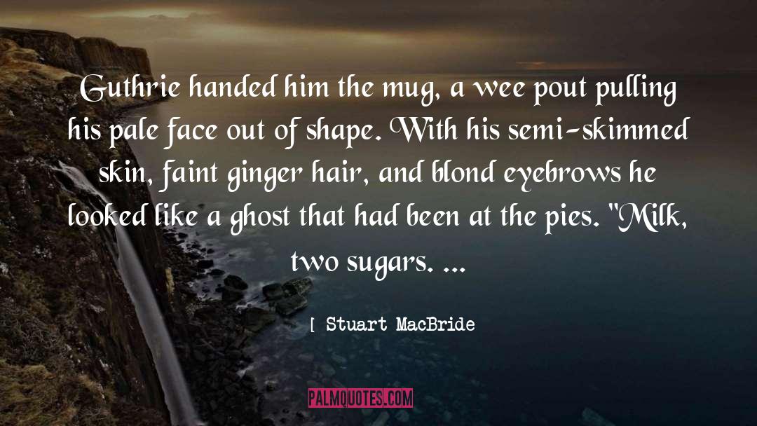 Hot Beverages In Crime Fiction quotes by Stuart MacBride