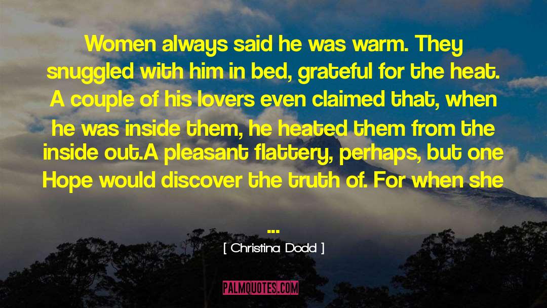 Hot Couple Chemistry quotes by Christina Dodd