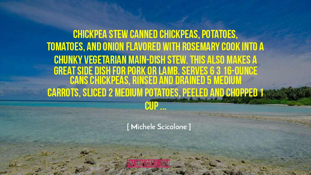 Hot Dish Menu quotes by Michele Scicolone