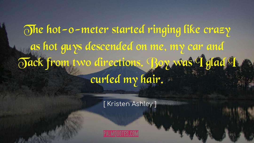 Hot Guys quotes by Kristen Ashley