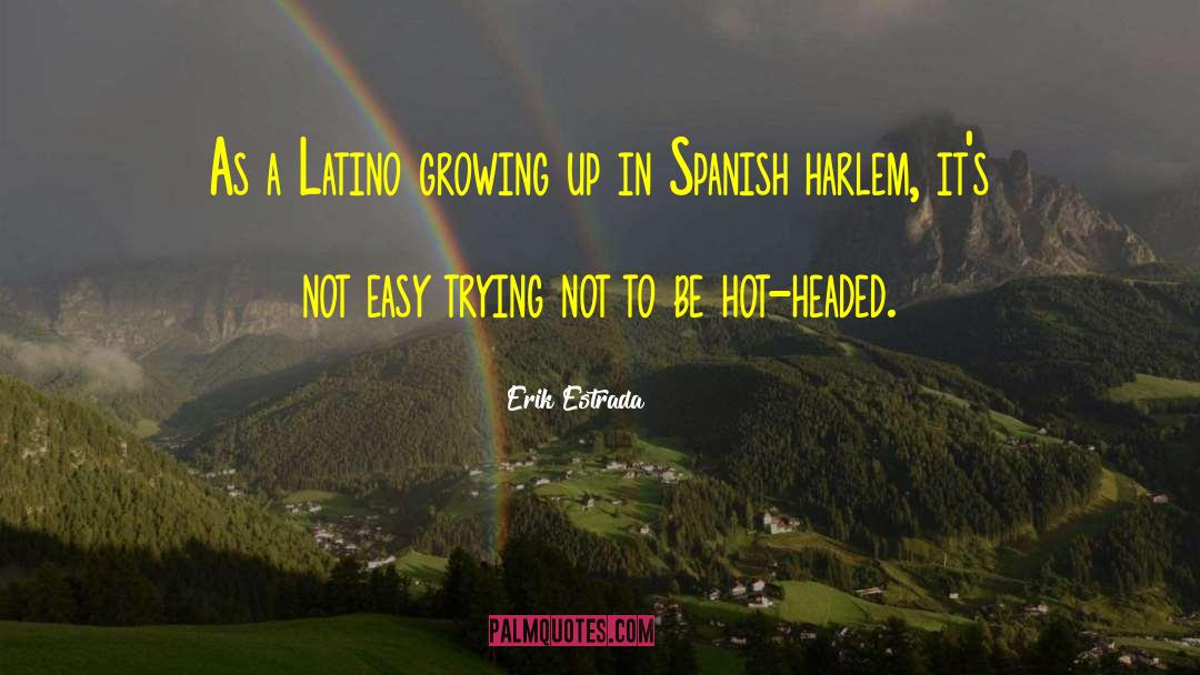 Hot Headed quotes by Erik Estrada