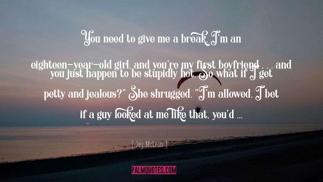 Hot Paralyzed Hero quotes by Jay McLean