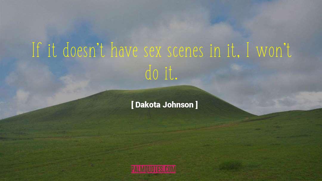 Hot Sex Scene quotes by Dakota Johnson