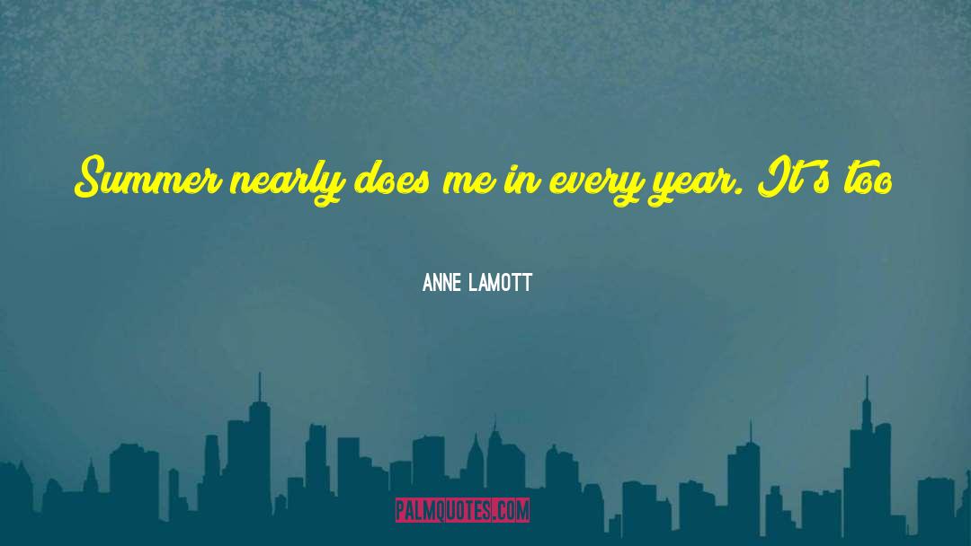 Hot Summer Days Challenge quotes by Anne Lamott