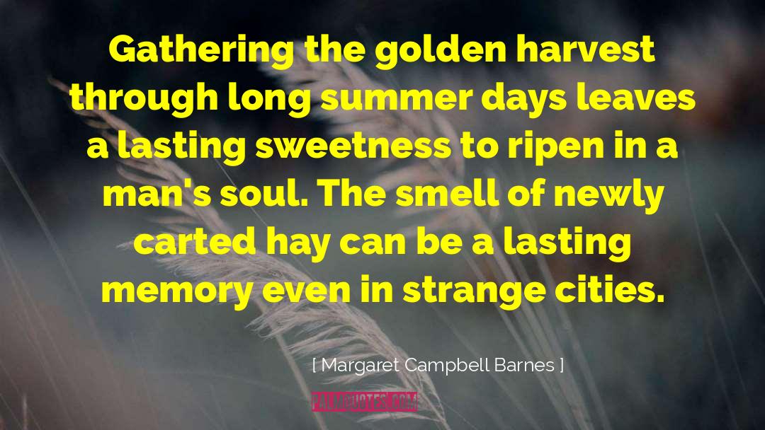 Hot Summer Days Challenge quotes by Margaret Campbell Barnes